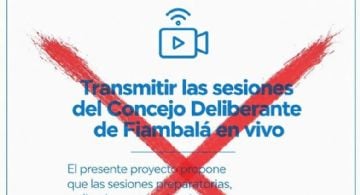 Fiambalá: rechazaron que las sesiones se transmitan en vivo