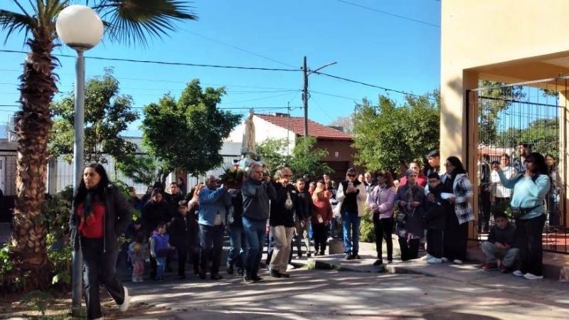 Celebraron a la Virgen de Fátima en el barrio General Paz