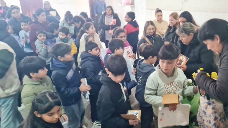 Los niños de la parroquia San José Obrero recordaron al Beato Esquiú