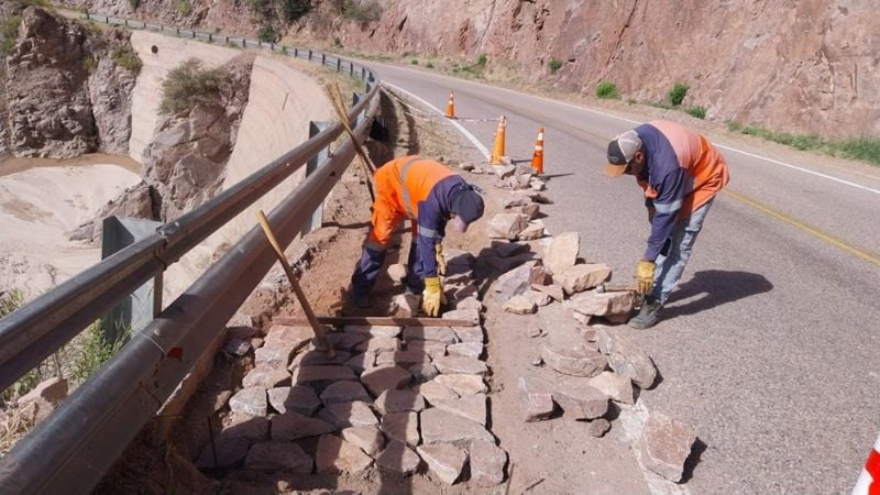 Trabajos de mejora de infraestructura vial en Belén