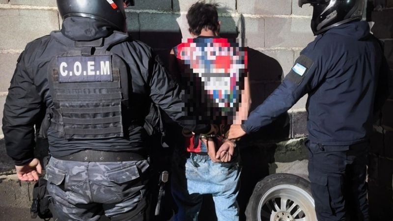 Apresado con una rueda robada