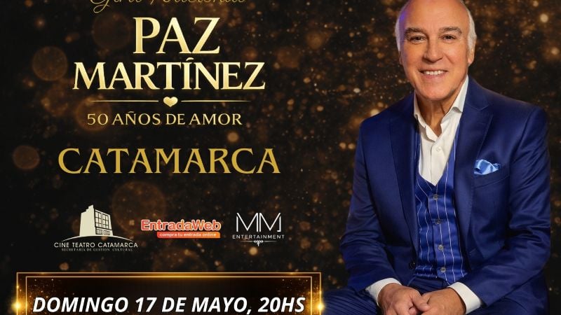 El mensaje del Paz Martínez antes de volver a Catamarca: “Sé que nos vamos a emocionar y terminar la noche bailando”