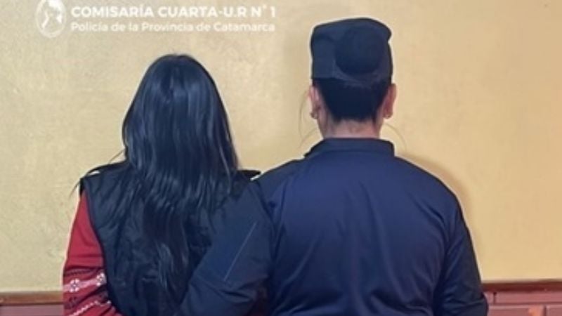Detuvieron a una mujer revoltosa
