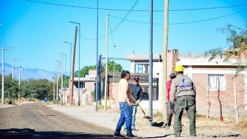 Santa María avanza con un plan integral de mejoras urbanas en distintos barrios