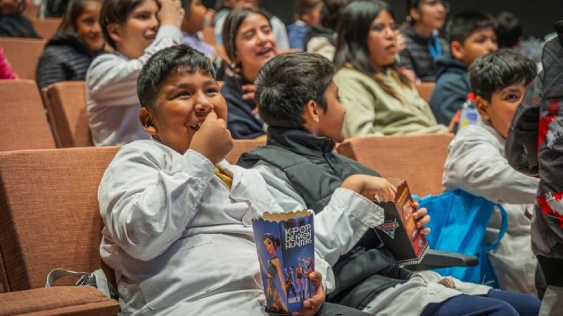 Más de 600 estudiantes vivieron su primera experiencia en el Microcine Belén