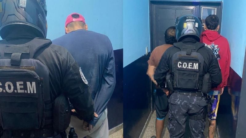 Descubrieron una conexión clandestina y detuvieron a tres hombres