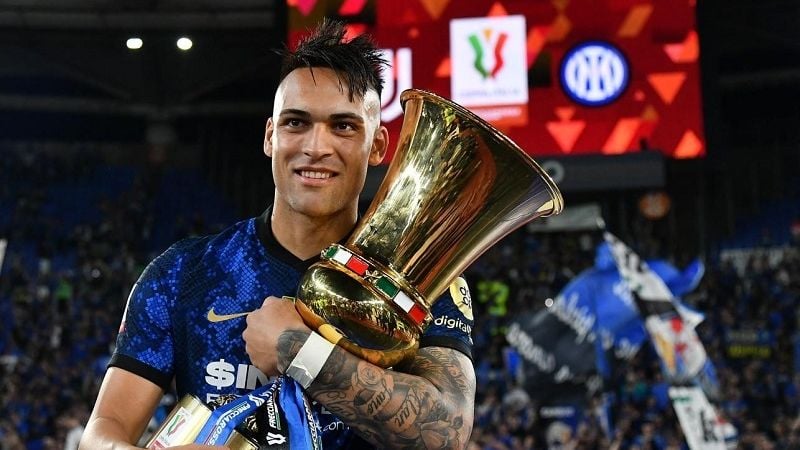 Lautaro campeón de la Copa Italia con Inter