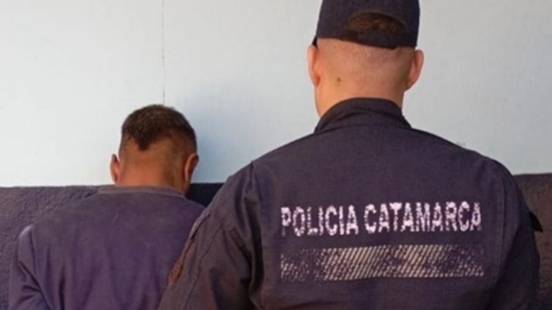 Detenido por arrojar piedras a una vivienda
