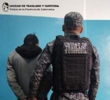 Condenado por robo fue trasladado al Servicio Penitenciario