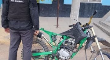 En un taller mecánico incautan una moto con numeración adulterada