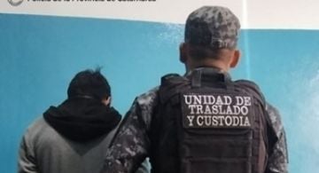 Condenado por robo fue trasladado al Servicio Penitenciario