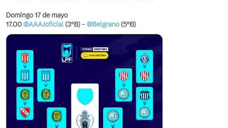 Así se jugarán las semifinales del Torneo Apertura
