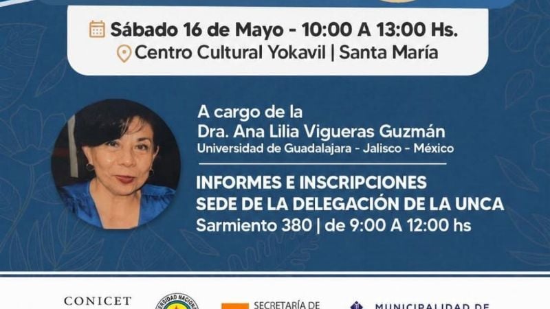 Santa María será sede de un taller de teñido de textiles con pigmentos naturales