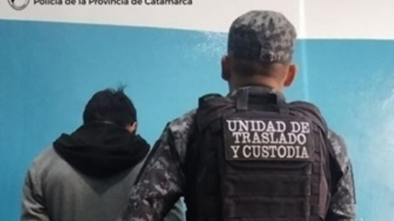 Condenado por robo fue trasladado al Servicio Penitenciario