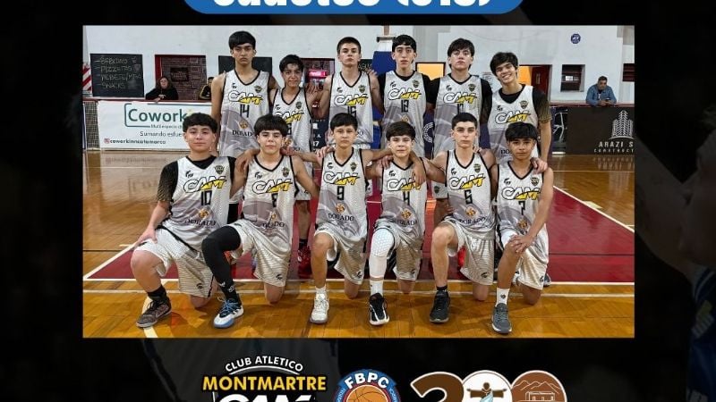 Montmartre, campeón en Cadetes (U15)