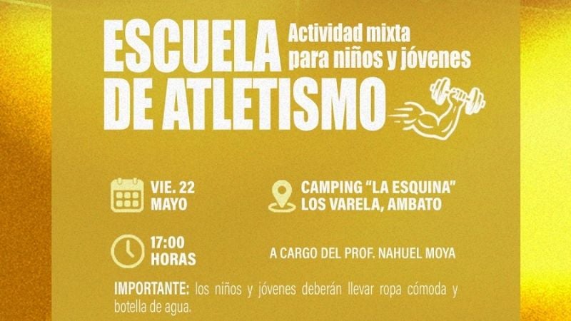 Los Varela tendrá su Escuela de Atletismo