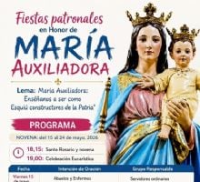 Fiestas patronales en honor de María Auxiliadora