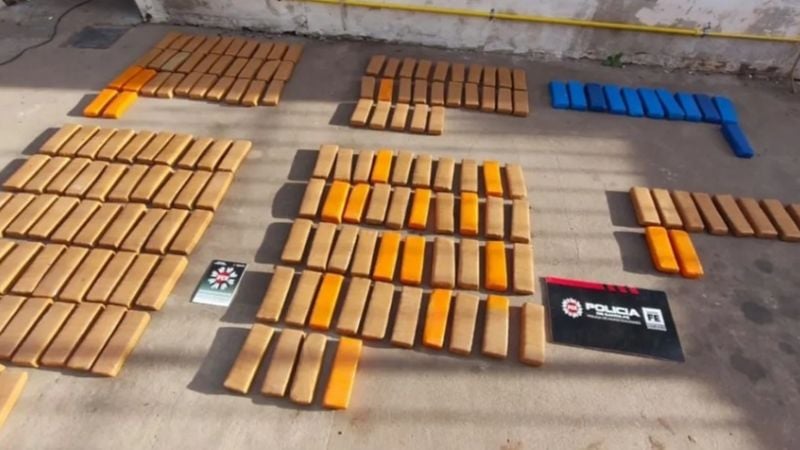 Allanaron una carnicería por robo de ganado y hallaron más de 100 kilos de marihuana