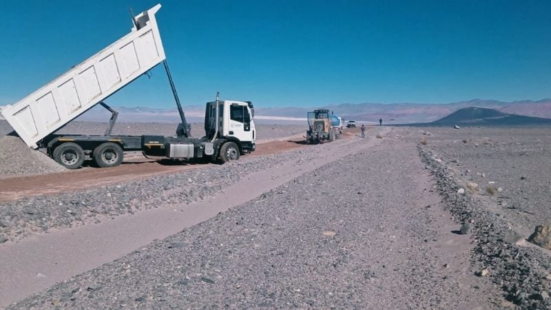 Avanzan los trabajos en el tramo Chuquisaca-Antofagasta