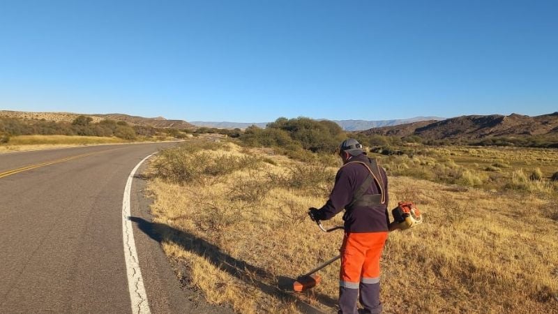 Piden circular con extrema precaución por trabajos sobre Ruta Nacional 40