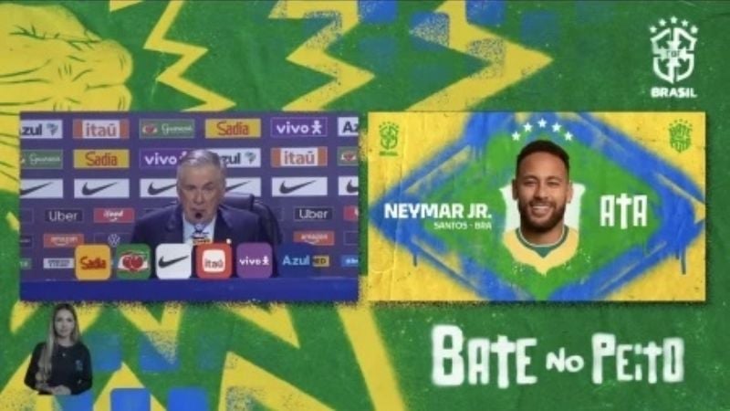 Neymar en la lista de Brasil para el Mundial