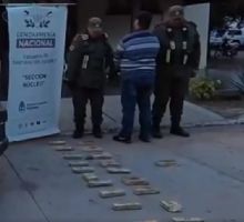 Secuestran casi 14 kg de cocaína en la Ruta 34 valuada en $295.000.000