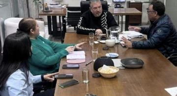 Niederle recibió al intendente de Belen