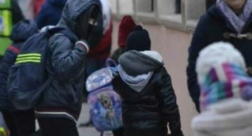 Por las bajas temperaturas, se modifica el calendario escolar en escuelas de Período Especial