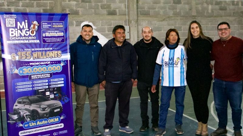 Se lanzó el Bingo Catamarqueño Mundialista con más de 155 millones en premios y un auto 0km