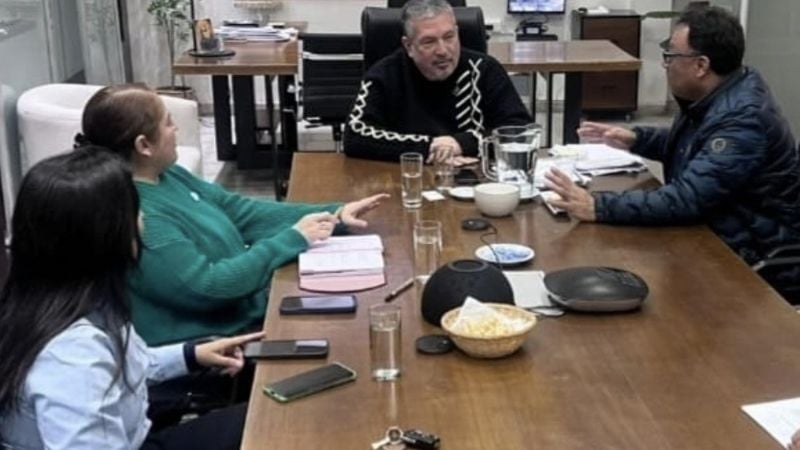 Niederle recibió al intendente de Belen