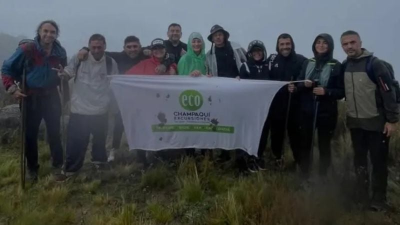 Aventura “montañera” de Tevez en el “Champaquí”