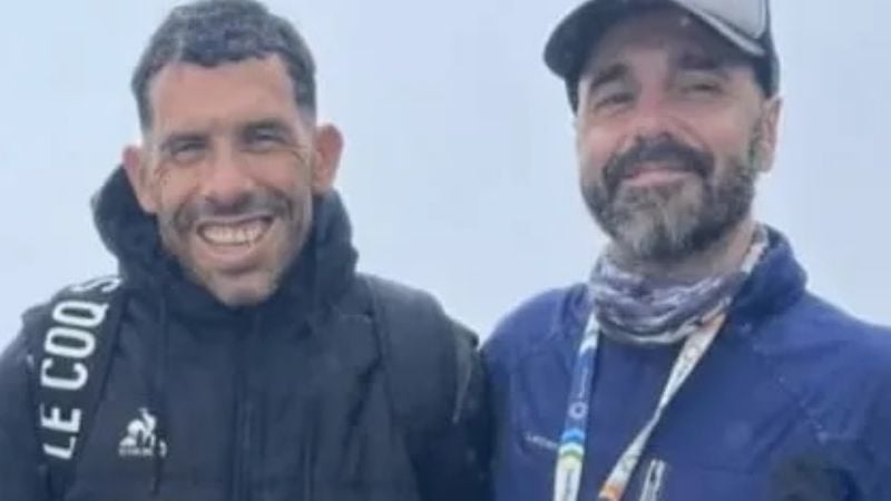 Aventura “montañera” de Tevez en el “Champaquí”