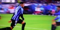 LAUTARO GODOY FESTEJANDO SU GOL para Atlético Tucumán ante Talleres de Córdoba.