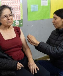 Operativo de Vacunación en el Centro Vecinal Parque América