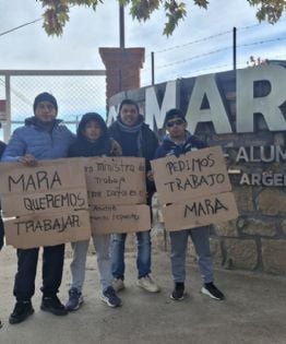 Continua el reclamo por trabajo en el proyecto MARA