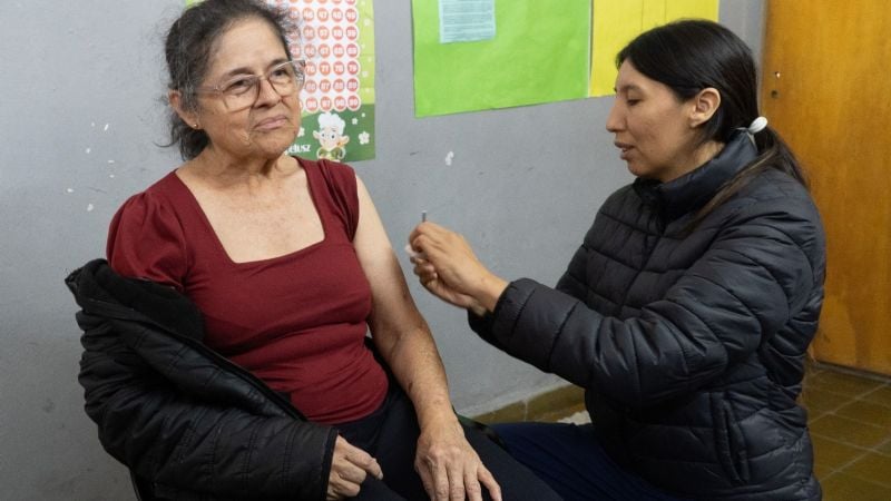 Operativo de Vacunación en el Centro Vecinal Parque América