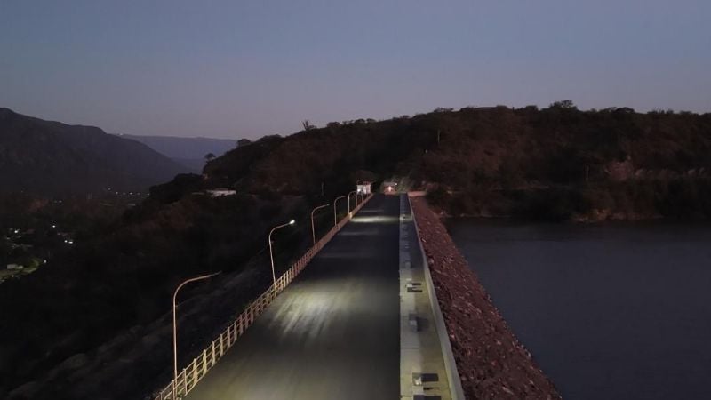 Renovaron el acceso al Dique Las Pirquitas y mejoraron la circulación hacia el murallón