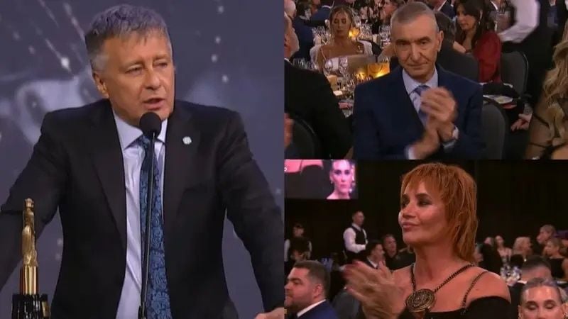 Graña ganó el Martín Fierro y criticó a Milei