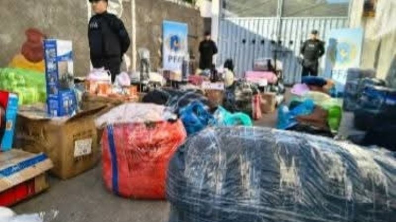Millonario decomiso de mercadería ilegal en Catamarca