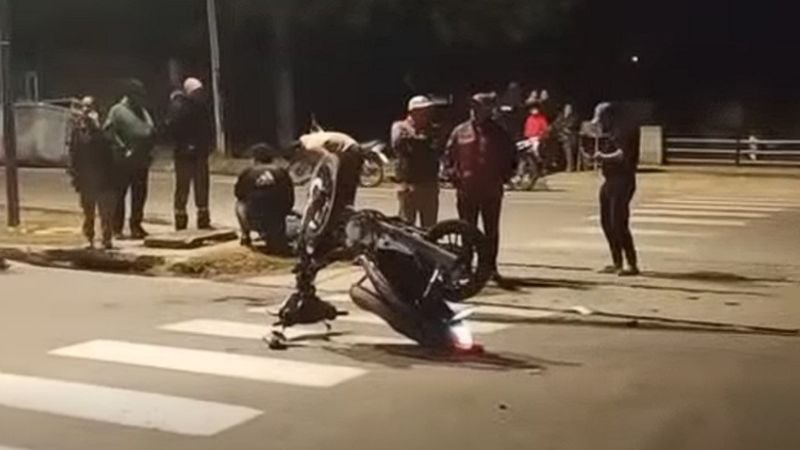 Violento choque en la Capital