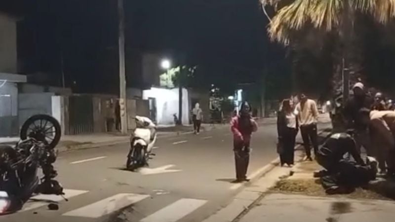 Violento choque en la Capital