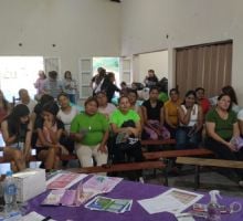 Articulan acciones de prevención de cáncer de mama en Pomán