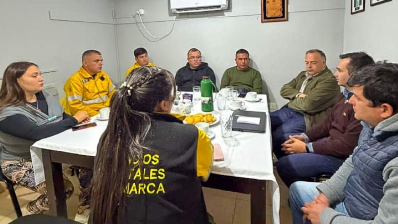 Planifican acciones y relevan recursos ante la próxima temporada de incendios