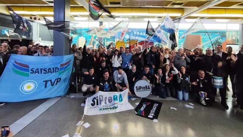 Conflicto en la TV Pública: gremios lanzan paros sorpresivos