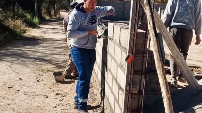 La Municipalidad de Santa María avanza con obras y mejoras en Chañar Punco.