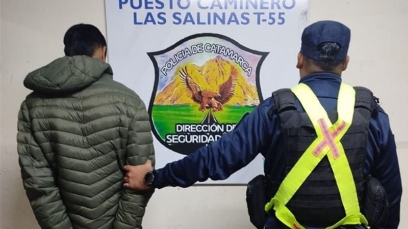 Detuvieron en La Paz a un joven con pedido de captura de Santiago del Estero
