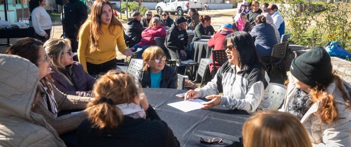 Se realizó en Mutquín un nuevo taller Mujeres en la Ruralidad
