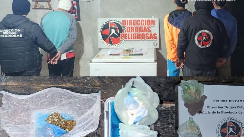 Golpe al narcomenudeo en Santa Rosa y La Paz