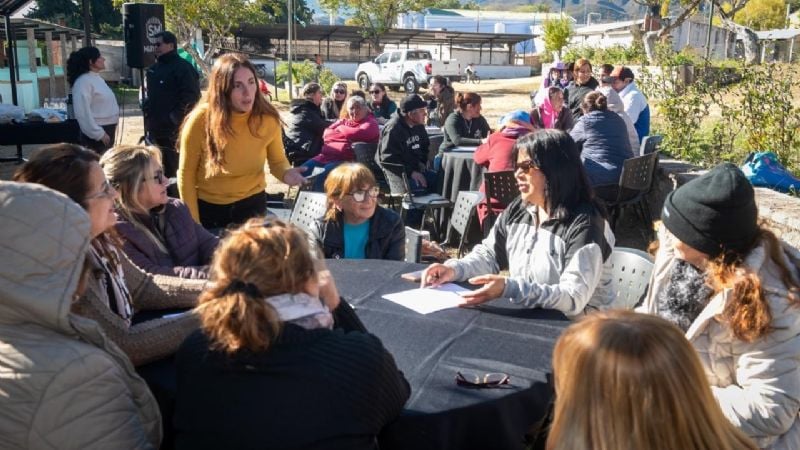 Se realizó en Mutquín un nuevo taller Mujeres en la Ruralidad