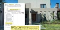 LA CASA de Adorni en el country Indio Cuá, que ahora es custodiada por Gendarmería Nacional, en una causa que se investiga por supuesto peculado.